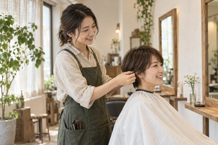 お客さまと向き合う接客のイメージ