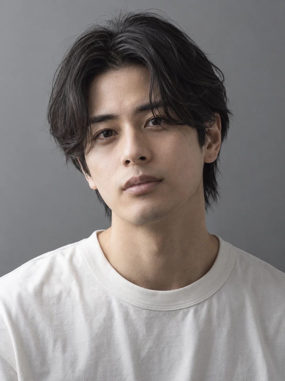 ナチュラルパートの生成ヘアスタイルイメージ